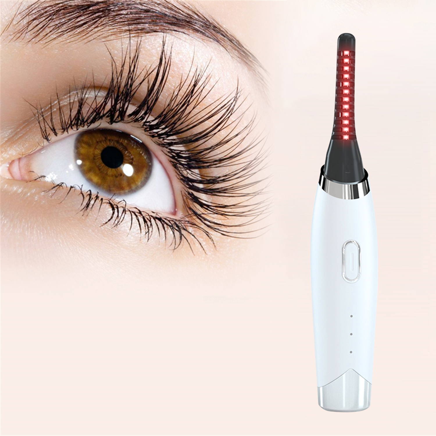 Heated Eyelash Curlers - Electric Eyelash Curler with 3 Heating Modes, Heated Eyelash Curler, Long Lasting Heated Lash Curler for Eyelash Quick Natural Curling Christmas Valentine's Gifts for Women